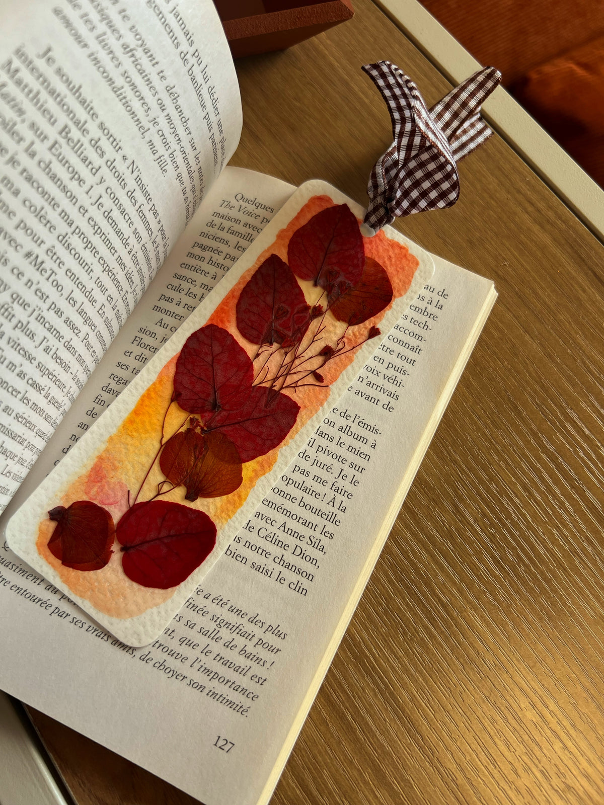Marque page feuille 🍁